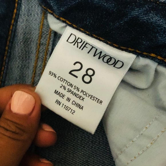 SOLD NEW Driftwood Skinny Distressed Chewed - Picture 6 of 8